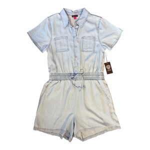 New with Tags Vince Camuto Blue Lightweight Lyocell Romper Women's Size Medium